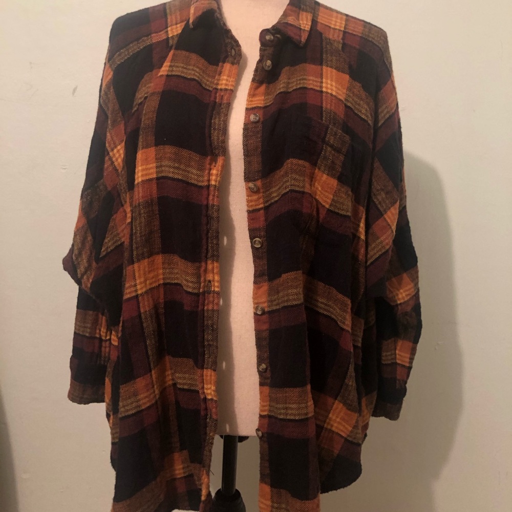 American Eagle boyfriend fit Super Soft Flannel